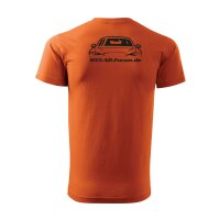 T-SHIRT ♂ | ND-FORUM | L | ORANGE | VORDER&RÜCKSEITE | MAZDA/BASIC