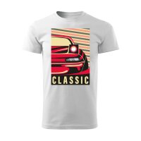 T-SHIRT ♂ | CLASSIC RETRO | L | WEISS | VORDERSEITE |...