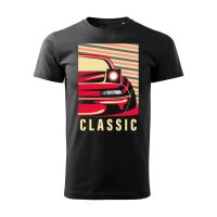 T-SHIRT ♂ | CLASSIC RETRO | XL | SCHWARZ | VORDERSEITE |...