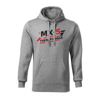 HOODIE ♂ | NICHT THERAPIERBAR | L | dunkelgraumeliert |...