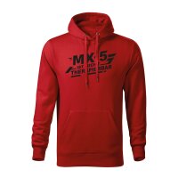 HOODIE ♂ | NICHT THERAPIERBAR | L | rot | Vorderseite |...