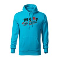 HOODIE ♂ | NICHT THERAPIERBAR | L | tuerkisblau |...