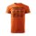 T-SHIRT ♂ | SPARETIME | S | orange | Vorderseite | mazda/mx5/na