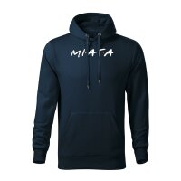 HOODIE ♂ | MIATA FRIENDS | L | marineblau | Vorderseite |...