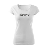 T-SHIRT ♀ | BOATNECK | CURVES | S | weiss | Vorderseite |...