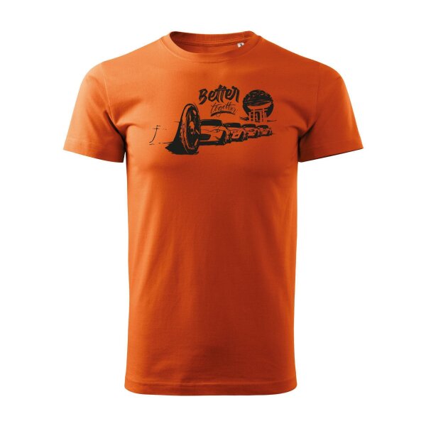 T-SHIRT ♂ | BETTER TOGETHER | Größe: L (Orange) ND