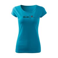 T-SHIRT ♀ | BOATNECK | HEARTBEAT - CLASSIC | M |...