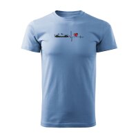 T-SHIRT ♂ | HEARTBEAT - CLASSIC | L | HELLBLAU |...